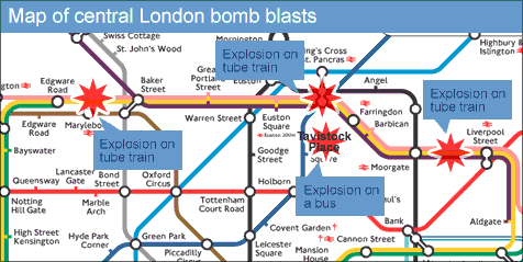 Cambridge Evening News Blast Map