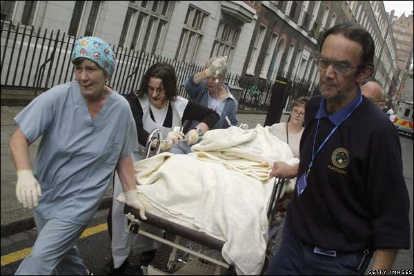 stretcher at russell square