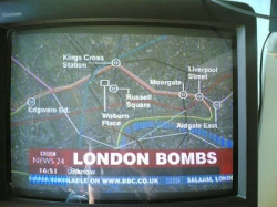bbc news: seven blasts in london